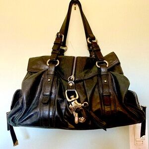Francesco Biasia large genuine leather purse.